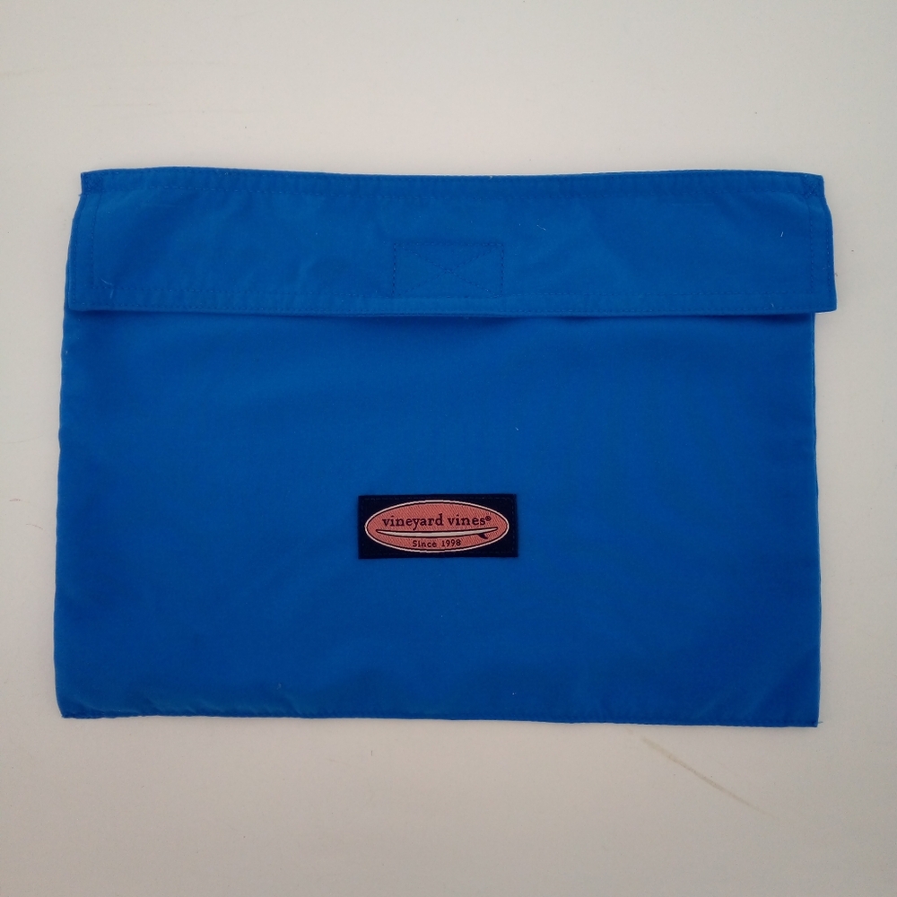Vineyard Vines Swimsuit Wet Storage Pouch Bag Blue Swim Beach Pool Cruise